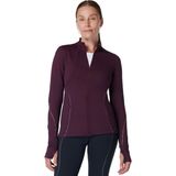 Sweaty Betty Therma Boost Running Zip Up Kadın Mor Koşu Ceketi - Mürdüm - XS