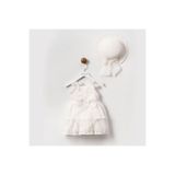 Sweet Candy Dantelli Kız Çocuk Elbise Beyaz 5 Yaş
