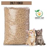 Sweet Cat Doğal Çam Pelet 20 lt 10 kg Kedi Kumu