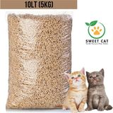 Sweet Cat Kedi Kumu %100 Doğal Çam Pelet 10LT (5kg)