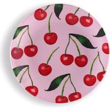 Sweet Cherry Collection Tatlı Tabağı 19 cm - Kırmızı - Standart