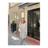 sweet daisy fashion viskon kumaşa uzun tesettür tunik