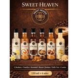 Sweet Heaven 6'lı Kahve Şurubu 110 ml x 6 Adet Premium Lezzetli Aroma 660 ml