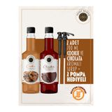 Sweet Heaven Çikolata ve Cookie 2li 700Ml Kahve Şurubu - Pompa Hediyeli
