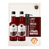 Sweet Heaven Çikolatalı Kahve Şurubu 2 Adet 700ml + 2 Pompa Hediye