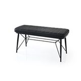 Sweet Home Masa Sandalye Ahtapot Sırtsız Bench Puf 40cmx95cm Gümüş Beyaz