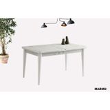 Sweet Home Masa Sandalye Kelebek Açılır Mdf Masa Mutfak,Salon,Yemek Odası Masası 60x100 cm Marmo