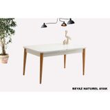 Sweet Home Masa Sandalye Kelebek Açılır Mdf Masa Mutfak,Salon,Yemek Odası Masası 60x100 cm Naturel