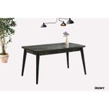 Sweet Home Masa Sandalye Kelebek Açılır Mdf Masa Mutfak,Salon,Yemek Odası Masası 80x130 cm İrony