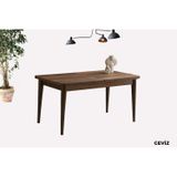 Sweet Home Masa Sandalye Kelebek Açılır Mdf Masa Mutfak,Salon,Yemek Odası Masası 90x160 cm Ceviz