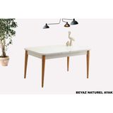 Sweet Home Masa Sandalye Kelebek Açılır Mdf Masa Mutfak,salon,yemek Odası Masası 90X160 cm - Samba - 90 x 160 cm