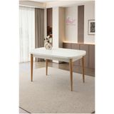 Sweet Home Masa Sandalye Kelebek Gizli Kaşıklıklı Açılır Mdf Masa Mutfak,Salon,Yemek Odası Masası 80x140 cm