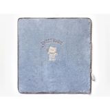 Sweet Magıc Ayıcık Nakışlı Peluş Battaniye - 90X90 - Atabay - FLE226163 - Mavi - 0 - 12 Ay - FLE226163-MAVI-0 - 12 Ay Mavi
