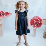 Sweet Me Kot Elbise - Lacivert - 3 Yaş