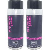 Sweet Oriental Aromalı Rotik Aromaterapi Masaj Yağı 400ML x 2 Adet - Belirtilmemiş