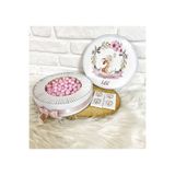 Sweet Story 100 Adet+200 Gr Draje Tavşancık Temalı İsme Özel Hoşgeldin Doğumgünü Hediyelik Kız Bebek Çikolatası