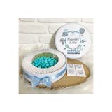 Sweet Story 150 Adet+200 Gr Draje Tren Temalı İsme Özel Hoşgeldin Erkek Bebek Hediyelik Çikolata