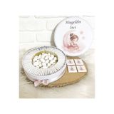 Sweet Story 80 Adet+200 Gr Drajeli Ayda Peri Kızı Temalı İsme Özel Hoşgeldin Kız Bebek Hediyelik Çikolata