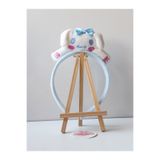 Sweet twins accessories Kuromi Cinnamaroll Hediye Çocuk Taç Mavi Beyaz Fiyonklu Peluş Kız Çocuk Tacı