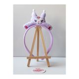 Sweet twins accessories Kuromi Hediye Çocuk Taç Mor Peluş Kız Çocuk Tacı