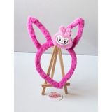 Sweet Twins Accessories Labubu Tavşan Kulaklı Peluş Kız Çocuk Tacı