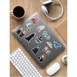 Sweet Twins Accessories Sweet Twins -Harry Potter Temalı Laptop Notebook Tablet Sticker Set 2