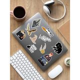 Sweet Twins Accessories Sweet Twins Harry Potter Temalı Sticker Set 5-10 cm Ebatlarında PVC Malzeme ile Dış Ortam Uygun