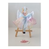 Sweet twins accessories Trend Mavi Elsa Fiyonklu Kanatlı Kız Çocuk Tacı Hediye Kız Çocuk Taç