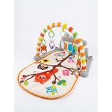 Sweetbee Piyanolu Oyun Halısı - Müzikli Işıklı Bebek Oyun Matı - Eğitici Aktivite Oyuncakları 0+ Ay - Çok Renkli - 75 x 60 x 42 cm - Gri - Sarı - Turuncu - PHG