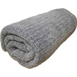 Sweet's Collection 185X220 Çift Kişilik Welsoft Peluş Yumoş Battaniye Yatak Örtüsü - 185 x 220 cm - Gri