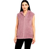 Sweet's Collection Yelek Kadın Welsoft Peluş Kapüşonlu - XL - Açık Pudra