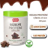 Sweetwell Çikolata Aromalı Vegan Bezelye Proteini Tozu 400 gr - %83 Protein Içerir Pae Protein Powder Chocolate