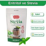 Sweetwell Zero Slim Stevia & Eritritol Tatlandırıcı 400 Gr Şekersiz, 0 Kalori, Keto ve Vegan Uyumlu