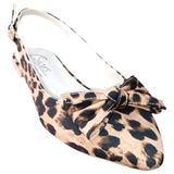 Swell Soft 06-305 Kadın Fiyonklu Arka Açık Babet Leopar