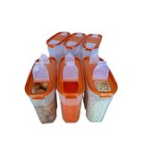 SWENCRAFT 6 Adet Kilitli Sızdırmaz Erzak Bakliyat Kiler Saklama Kabı Lüks Şık Kutu ( 3 Lt ) Çeyiz Seti