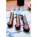 Swencraft Çeyiz Mutfak Bıçak Seti Et Sebze Ekmek Bıçağı Sürmene 3 Parça Ahşap Sap ( 25 cm