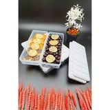 Swencraft Saklama Kabı 4'lü Set Mikrodalgaya ve Derin Dondurucuya Girebilen PP 5 Lüks Şık Kutu selka Annele Özel