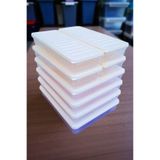 SWENCRAFT Saklama Kabı 8 lİ Set Mikrodalgaya Ve Derin Dondurucuya Girebilen Lüx Kutu 2,4 Lt ve 1,2 Lt