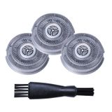 Swess SW-S7105 Yedek Tıraş Makinesi Başı Bıçakları SW-S7105 Su Geçirmez Elektrikli Tıraş Makinesi Islak ve Kuru Temiz Fırçalı Döner Tıraş Makineleri