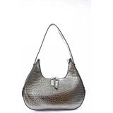 Swessa Kadın Rugan Deri Baget Cherry Bag Kol Çantası - Lame