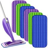 Swiffer Islak Jet Paspas ile Uyumlu Yeniden Kullanılabilir Paspas Pedleri - 6'lı Islak Pedler Yeniden Kullanılabilir Yıkanabilir Mikrofiber Paspas Pedleri Islak Kuru Paspas Bezleri Swiffer Wetjet için