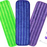 Swiffer PowerMop için Yeniden Kullanılabilir Paspas Pedleri Mikrofiber Paspas Pedleri Yedekler Paspas Başlıkları Swiffer PowerMop için Yedek Paspas, Çok Yüzeyli ve Her Türlü Zemin için Paspas-3 Paket