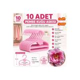Swift Shop (10)Adet PEMBE Şal Eşarp Askısı Kaliteli Kuğu Askı Kuğu Dolap Düzenleyici ---