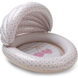 Swim Essentials Bej Cozy Hearts Çocuk Gölgelikli Şişme Oyun ve Yüzme Havuzu 100 cm - Standart