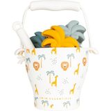 Swim Essentials Jungle Silikon Oyuncak Seti - Kova, Kürek ve 3 Adet Kalıp - Çok Renkli