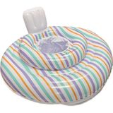 Swim Essentials Sttriped Rainbow Bebek Sırt Destekli Yüzme Simidi 1-2 Yaş