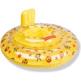 Swim Essentials Yellow Circus Sarı Sırt Destekli Bebek Yüzme Simidi - Standart