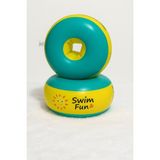 Swim & Fun En Rahat En Güvenilir Çocuk Yüzme kolluğu / Extra Güvenlikli İçi Su geçirmez Süngerli / Bebek Yüzme Kolluğu / Tamir Seti Ve Çantası / Deniz Kolluk / Havuz Kolluk - Yeşil - Sarı