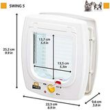 Swıng 5 Kedi-Köpek Kapısı, Beyaz, 13,5X13,7, Standard