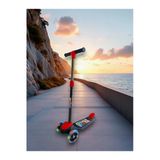 Swing Işıklı 3 Tekerlekli Scooter Kırmızı